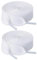 Gros Lacets Campus 00s Blancs, Lacets Plats Larges de 20mm 120cm Idéal pour Chaussures de Sport, 1 Paires