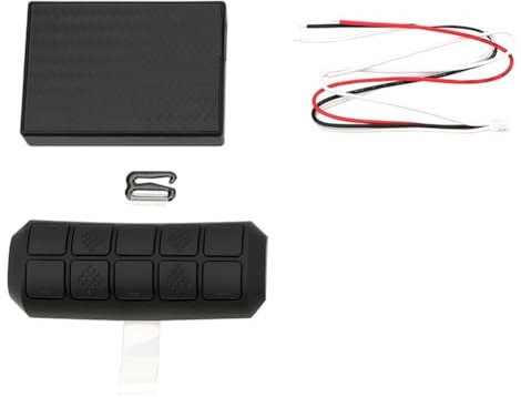 Yominerr Controller universale per volante auto, autoradio, lettore DVD GPS, auto, tasto volante