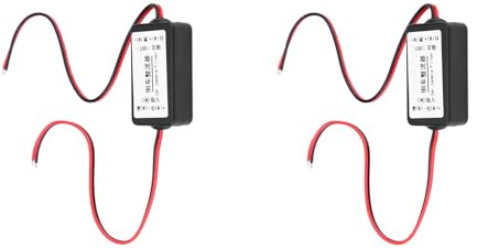 Yctze 12V DC Camera Relay Rectifier 4.8cm | Stabilized 12V Power Relay for Rearview Cam, Solves Screen Jitter, for German & American Cars, Compact Plastic Module