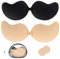 2 PCS Adhesive Bra Sticky Bras for Women Invisible Push Up Sticky Bra (UK, Cup & Band, E, Standard, Invisable)
