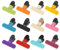Kellegour 12 clips de cierre para bolsas, clips para bolsas de alimentos, clips de color, pinzas para bolsas, clips de cierre, clips de chip, clips de plástico, para aperitivos, pan, fichas y café, 12