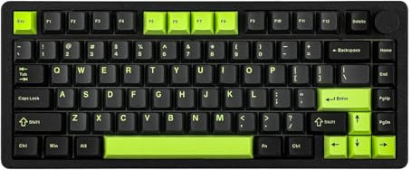 MechLands Blade75 - Tastiera da gioco meccanica in alluminio senza fili con tastiera Gasket Creamy Keyboard, BT5.0/2.4 GHz/USB-C Hot Swappable Custom Keyboard con pulsante, RGB, NKRO per