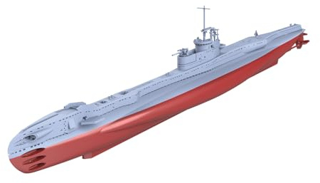 MRY-SFW 1/700 Militärmodell British Navy Ketten U-Boot Full Bottom Navy Modellbausatz Battleship Navy Base