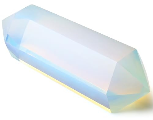 QINJIEJIE Opal Steine Sechseckige Edelsteine Heilsteine Natürliche Hexagonal Punkte Kristall Reiki Meditation Edelstein 6-7cm 1PC