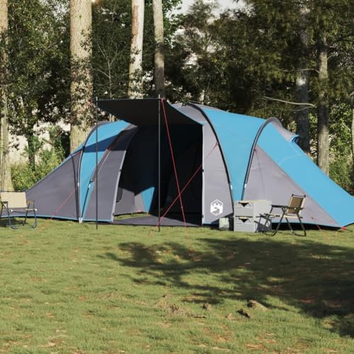 ShGaxin Kuppel-Familienzelt 6 Personen Blau Wasserdicht, Caming Zelt, Camping Tents, Camping-Zelt - 4009387