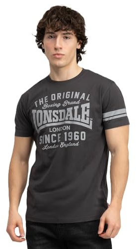 Lonsdale London WINNARD Männer T-Shirt grau Basics, Casual Wear, Streetwear
