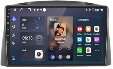 Android 15 Radio de Coche 2 DIN 10 Pulgadas Pantalla Táctil para Jeep Grand Cherokee 2005-2007 con Wireless Carplay Bluetooth WiFi GPS FM Radio Controles del Volante Estéreo del Coche(FZ60 4+64G)