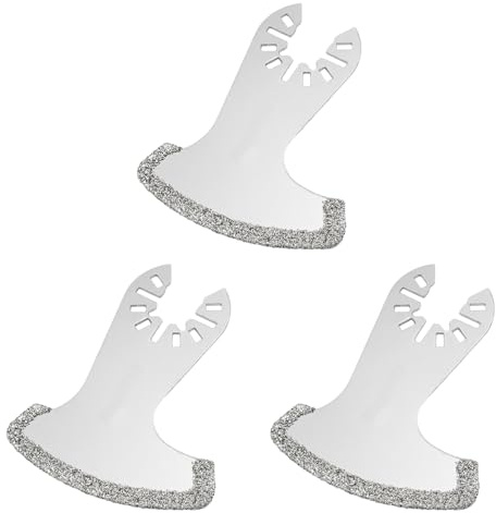 3 Stücke Oszillierende Diamantwerkzeugklinge, Multi-Tool Diamant Fugenreinigungsklinge zum Entfernen von Mörtel, Reinigung Mörtel