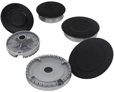 LA FACTORÍA DEL RECAMBIO KIT DE JUEGO COMPLETO TAPETA + QUEMADOR ENCIMERA GAS COMPATIBLE CON BALAY BOSCH FAGOR TEKA
