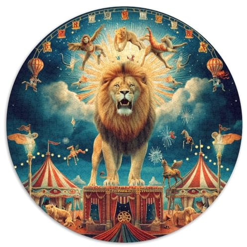 1000 Piece Lion Jigsaw Puzzles for Adults Gifts Family Challenging Toys Home Decoration Wild Animal Jigsaw Puzzle for Women Men Adult 1000pcs (67.5x67.5cm)