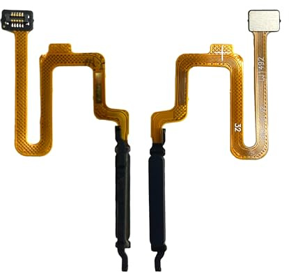 ERYNK Câble flexible avec capteur d'empreintes digitales - Bouton d'alimentation - Compatible avec smartphone Redmi Note 11 Pro 5G - Noir