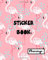 Sticker Book Flamingo: Blank Sticker Book Sticker Journal Flamingo Theme 8x10 100 Pages
