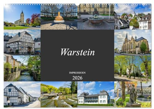 Warstein Impressionen (Wandkalender 2026 DIN A2 quer), CALVENDO Monatskalender: Eine geniale Auswahl der schönsten Bildmotive von Warstein (CALVENDO Orte)
