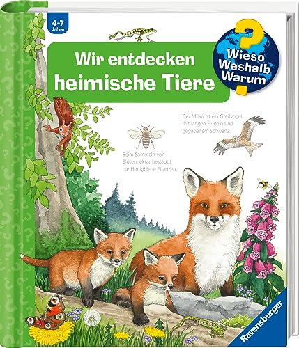 Wieso? Weshalb? Warum?, Band 71 - Wir entdecken heimische Tiere (Sachbuch ab 4 Jahre - mit Klappen) (Kernreihe (4-7 J.), 71)