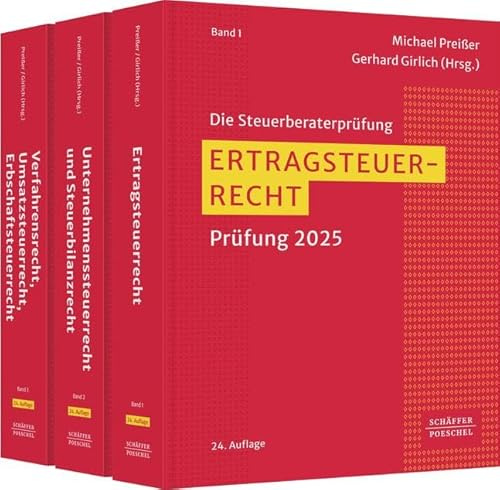 Die Steuerberaterprüfung: Prüfung 2025, Paket - Bände 1-3