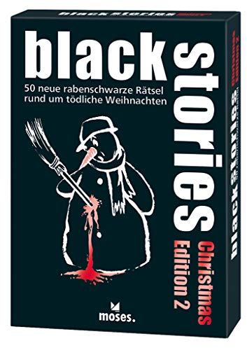 moses. black stories Christmas Edition 2 | 50 rabenschwarze Rätsel | Das Krimi Kartenspiel
