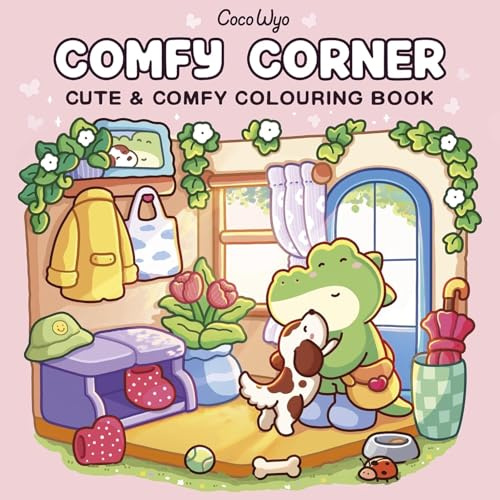 Comfy Corner: Malbuch für Erwachsene, Teenager und Kinder (Cozy Spaces Coloring) (Cozy Malbücher, Band 6)