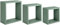 MODULARREDO Incubo Mensole da Parete, Legno, Verde Acqua Marina, 15.5x35x35 cm, 3 unità