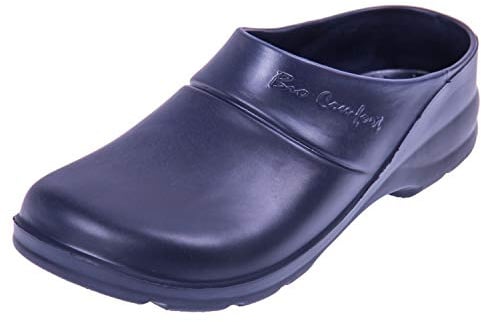 LEMIGO leichte Eva Clogs Gartenclogs Gartenschuhe Bio Comfort (39, blau)
