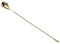 Barfly Tropfenförmiger Barlöffel, Ende 30 cm, goldfarben