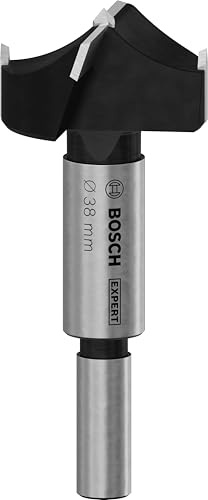 Bosch 1x EXPERT Laminated Wood Scharnierlochbohrer (für Kunststoffbeschichtete Platten, Massivholz-Möbelplatte, Ø 38,00 mm, Professional Zubehör Stehender Bohrer)