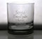 Arte-Deco Vaso DE Whisky BAJO Personalizado con Texto y Grabado para cumpleaños, Aniversario, día del Padre y Madre, jubilación, Hombre y Mujer