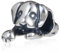 Charm-Anhänger für Pandora-Armband Mops, 925er Sterlingsilber, Glücksbringer