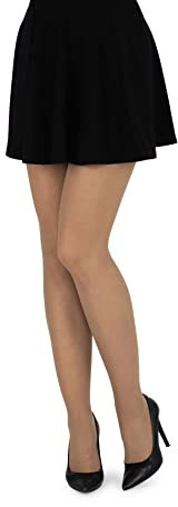 LORES Schlankheitsstrumpfhose für Damen, Anti-Cellulite, entspannende Strumpfhose, abgestufte Kompression, Estera40, Visone M Plus size