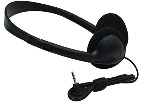Wired Headset, Stereo Headphones with Noise-Cancelling Microphone, Wired Gaming Headset Overhead Headphones for Computer/PC/Laptop/Mobile Phones, 3.5mm Audio Jack Black