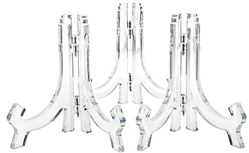 SIDCO Tellerständer 3 x Tellerhalter Aufsteller für Teller Bücher Bilder Halter Ständer