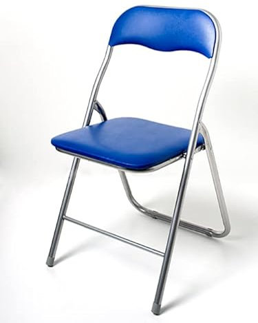 VIP HOGAR Set 6 SILLAS Plegables Polo Azul