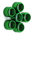 WOBBLO per Suzuki Burgman 125 400 650 250 Burgman 125 400 650 250 Moto di Alluminio di CNC Pinza Freno A Vite Copertura Decorativa Accessori (Color : Green)