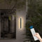 Mikeru LED Wandlampe, 24W Dimmbare Villa-Wandleuchte, Ip65 Regen Außenlampe, Wandtischlampe Mit Fernbedienung, 10-100% Helligkeitseinstellung, FüR Balkone, GeschäFte, AußEnwäNde, Ausenbeleutung 60cm