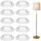 Lamp Shade Reducer, 10pcs Adapter Rings E14 Screw Collar 28mm for Table & Ceiling Lamps - Plastic Screw Bulb Holder