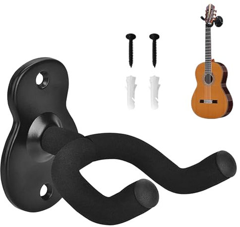 pcsfoe Gitarrenhalter Für Die Wand,Gitarren Wandhalterung,Gitarrenhalter Wand,Wandhalterung Gitarre,Gitarre Wandhalterung,Geeignet Für Gitarre, Bass, Violine, Ukulele Und Andere Musikinstrumente