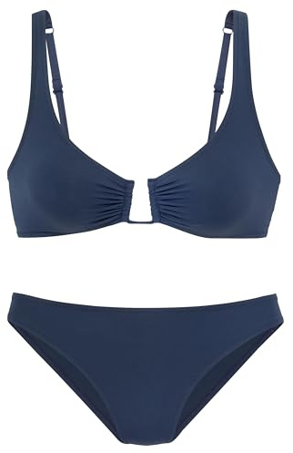 s.Oliver Damen Bustier-Bikini-Set in dunkelblau