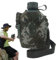 Legendäres klassisches Kantinenwasser, Edelstahl US Militär Feldflasche Set 1,2l mit 0,6l Becher Nylon Beutel Wasserflasche Kochtopf Campingbecher, Extra Stark Trinkflasche Edelstahl, Wasserflasche E