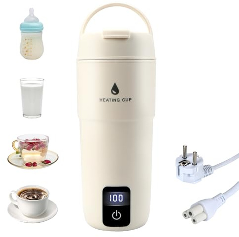 Reise Wasserkocher Klein, 220V 300W, Tragbar, Elektrisch | Automatische Abschaltung, Für Unterwegs, Netzkabel im Becher