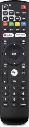 XINFUTE TS UP T2 A10 originale adatto per telesystem set-top box decoder Voice Remote nero
