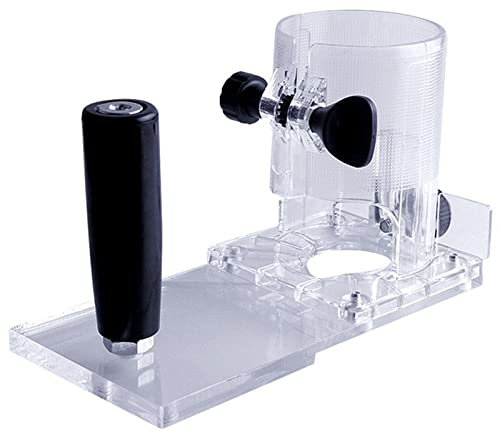 YQVEOT Fresadora de Madera Rebajadora Eléctrica, Trimmer Base Balance Board Carpintería Edge Cutter for máquina Recortadora eléctrica Herramientas eléctricas Accesorios