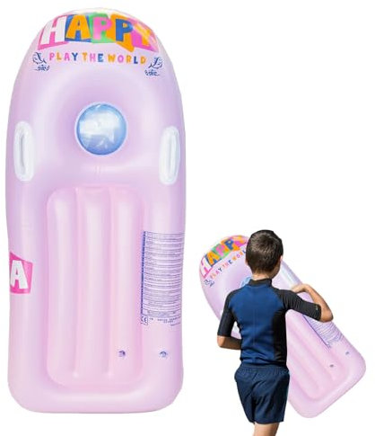 Besreey Planche de surf - Île de natation gonflable pour - gonflable en PVC - Lit - Bateau gonflable - Jouet pour lac, garden-party, arrière-cour, loisirs