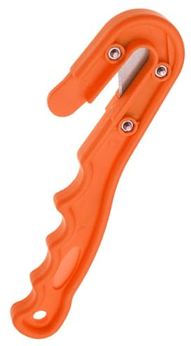 Ronyme Herramienta de Corte de Emergencia, Cuchillo de Buceo Multifuncional, Herramienta de Corte para Buceo, Pesca con esnórquel, Naranja