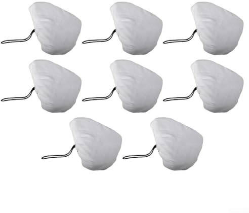 Panni di ricambio in microfibra per scopa a vapore, confezione da 8 pezzi, compatibili con mocio triangolare