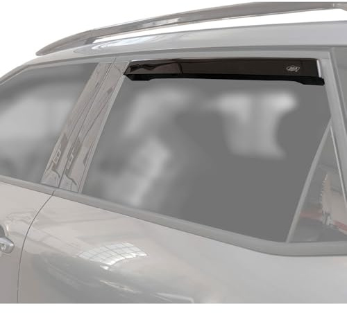 DGA 06101R Windabweiser Fenster Regenschutz außen Hinten Fensterschacht | kompatibel mit Cupra Formentor (KM) 2020-2024 & FL 2024- (2-teilig)