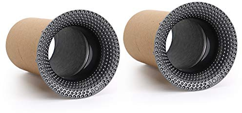 UPALDHOU Spät der Lautsprecher Hochwertige Luftloch für die Vibration des Lautsprechers, Subwoofer -Rohrwechselrichter für 6 Bis 8 Zoll, 2pcs E302