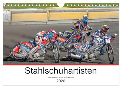 Stahlschuhartisten (Wandkalender 2026 DIN A4 quer), CALVENDO Monatskalender: European U23 Team Speedway Championship (CALVENDO Mobilitaet)