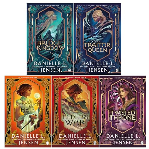 The Bridge Kingdom Series By Danielle L. Jensen 5 Books Collection Set (The Bridge Kingdom, The Traitor Queen, The Inadequate Heir, The Endless War & The Twisted Throne)