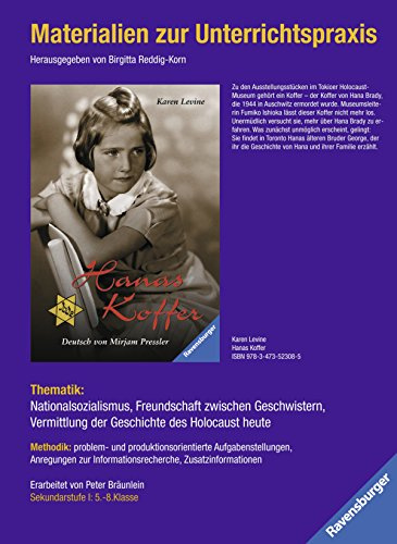 Materialien zur Unterrichtspraxis - Karen Levine: Hanas Koffer