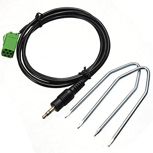 ENJOY-UNIQUE Cable adaptador de entrada auxiliar de 3,5 mm compatible con Renault Clio Megane Laguna MP3 para iPod/iPhone