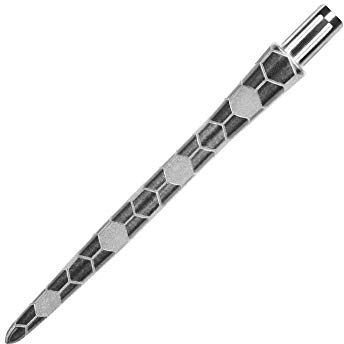 Target Steel Tip Firestorm Dart Wechsel- Spitzen Titanium Point Längen (Silber Onyx 26 mm)